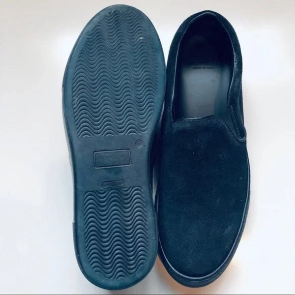 Moncler Suede Slip On Platform Sneakers - Picture 3 of 5